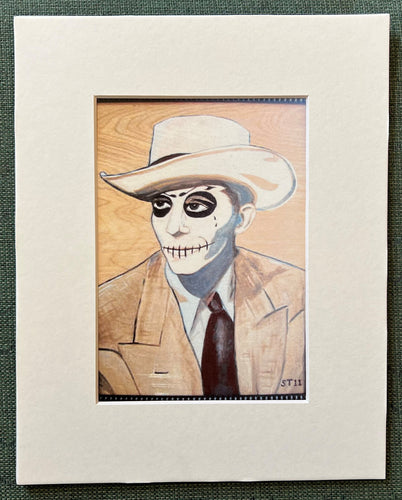 Print: Hank Williams Day of the Dead